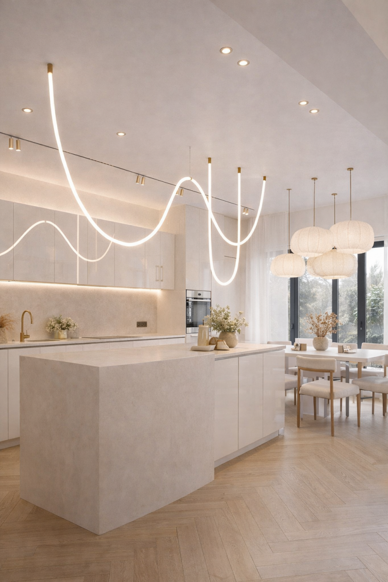 Oświetlenie techniczne i dekoracyjne – jak projektują architekci.