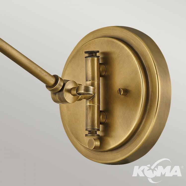  kinkiet klosz z naturalnego rattanu  mosiądz  Heritage_arti ELSTEAD Lighting