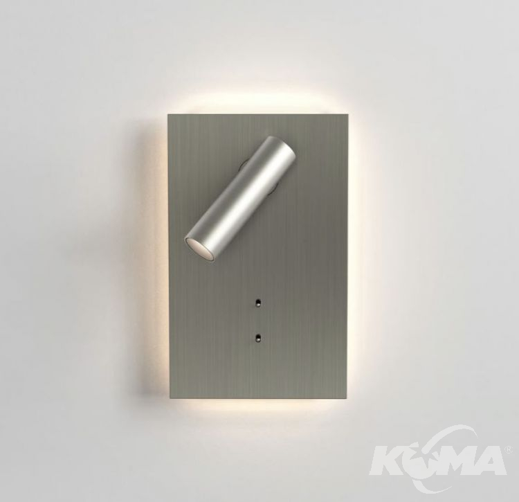 Edge reader mini kinkiet led 9,3W 2700K nikiel matowy