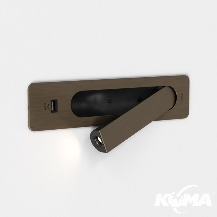 reflektor wpuszczany brązowy Keta_USB ASTRO