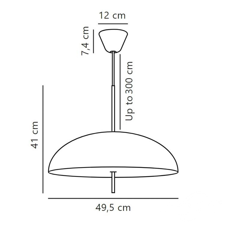 lampa wisząca brązowa Versale 
