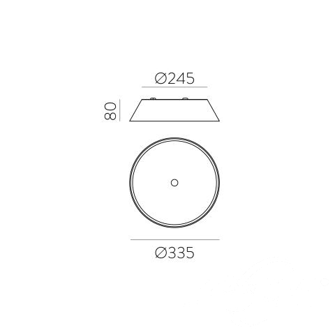 plafon led Cora 