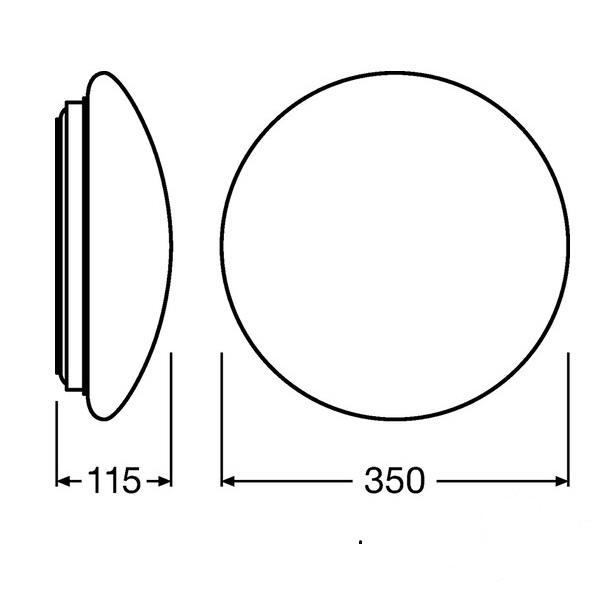 plafon sensor hermetyczny Surface_circular_350 LEDVANCE