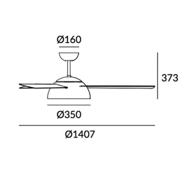 wentylator sufitowy lampa Gregal LEDS C4