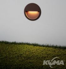 Sete oprawa zewnętrzna wpuszczana led 3W IP65 cct 2200-2700-3200-4000k brązowa