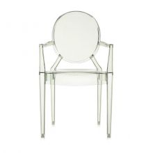 Louis Ghost krzesło 54x94x55cm kryształowa zieleń