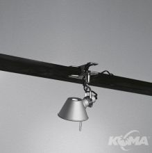 Tolomeo_micro_pinza led 3000K 4,8W na klips aluminium