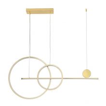 New age oprawa wisząca led 40W 3000K 3000lm złota matowa