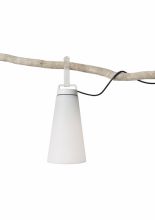 SASHA lampa podłogowa/wisząca zewnętrzna 1x22W E27 biały
