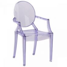Lou lou ghost krzeslo dzieciece 40x63x37 cm fioletowy