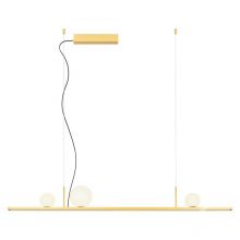 Dune oprawa wisząca led 40W 3000K 1958lm ściemnialna złota