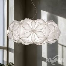 C'est la vie oprawa wisząca  4xE27 12W biała/transparentny kabel