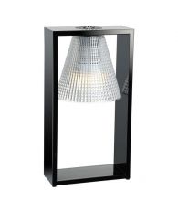 Light air lampa stołowa 1x5W E14 32cm czarny-kryształowy