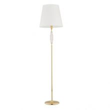 Fellino lampa stojąca 1x60W E27 złota + abażur 03