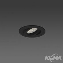 Catli wpuszczone ruchoma ø 9,3cm 8W max gu5,3 czarna   