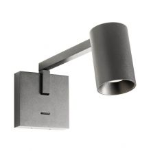 Rolf kinkiet GU10 7W czarny
