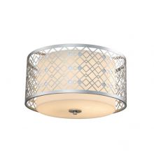 Ziggy plafon 2xE27 12W srebrny matowy