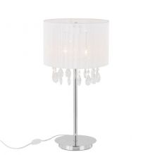 Essence lampka stołowa 3x40W E14 biała