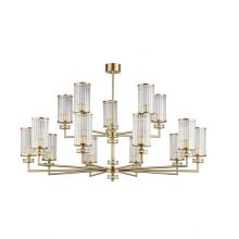 Adria oprawa wisząca 15xE14 8W złota matowa