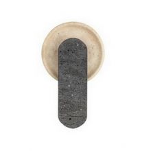 Mavis kinkiet led 10W 3000K trawertyn kremowo/grafitowy