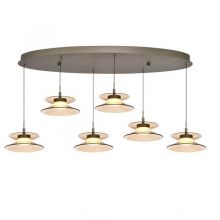 Crema oprawa wisząca led 50W 3000K 3-stopniowe ściemnianie brązowa
