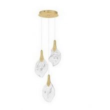 Bellina oprawa wisząca led 10W 3000K złota matowa