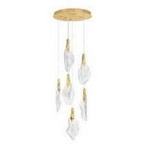 Bellina oprawa wisząca led 24W 3000K złota matowa