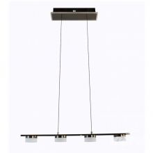 Cassis oprawa wisząca led 4x5,5W 2500lm 3000K 3 stopniowy ściemniacz czarna