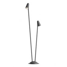 Nivilis lampa podłogowa zewnętrzna 13,8W 2700K IP65 ciemny szary