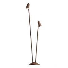 Nivilis lampa podłogowa zewnętrzna 13,8W 3000K IP65 brąz