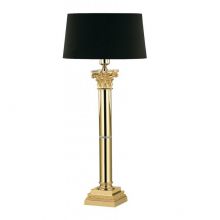 Vera  lampa gabinetowa 1x60W E27 złota + abażur czarny