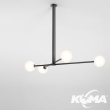 Flying_ball_side oprawa wisząca miedziana 44W led 4000K 4120 lm CRI>90