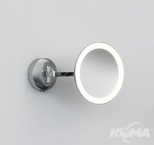 Mascali round lustro powiększające łazienkowe z podświetleniem 7,4W 3000K IP44 chrom