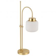 Alba lampka gabinetowa E14 8W złota matowa