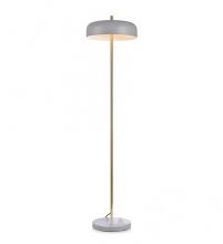 Caen lampa podłogowa 2x60W szary/złoty