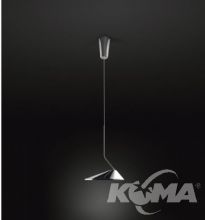 Non_la oprawa wisząca led 10,5W 2700K 1200lm ściemnialna chrom