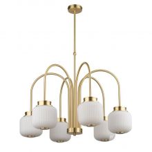 Alba oprawa wisząca 6xE14 8W złota matowa