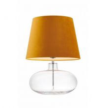 Sawa velvet lampa stojąca chrom/transparent/złoty 1x60W E27