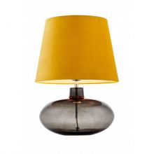 Sawa velvet lampa stojąca chrom/grafit/żółty 1x60W E27