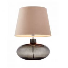 Sawa velvet lampa stojąca chrom/grafit/beż 1x60W E27