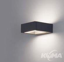 Bliss kinkiet zewnętrzny led 7W 560lm 3000K IP54 ciemny szary