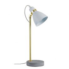 Neordic orm lampka 1x20W E27 230V złoty+szary+biały/ betonowe elementy
