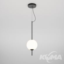 Beads oprawa wisząca led 13,5W 2700K czarna/białe szkło