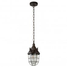 Honore lampa wisząca 1x40W E27 230V rustykalny brąz