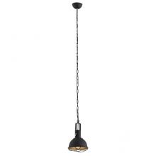 Calvados lampa wisząca 1x60W E27 230V czarna