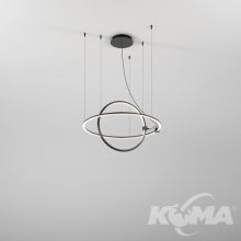 Buclo oprawa wisząca led 16,5W 2700K ściemnialna czarna