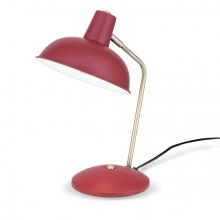 Fedra lampa stołowa 1x40W E14 230V czerwona/patyna
