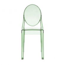 Victoria Ghost krzesło 38x89x52cm zielone