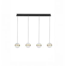 Alaz oprawa wisząca led 4x9W 1592lm 3000K czarna/złota