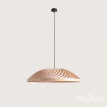 NATURE_FLAT_XL lampa wisząca brązowa 1x40W E27